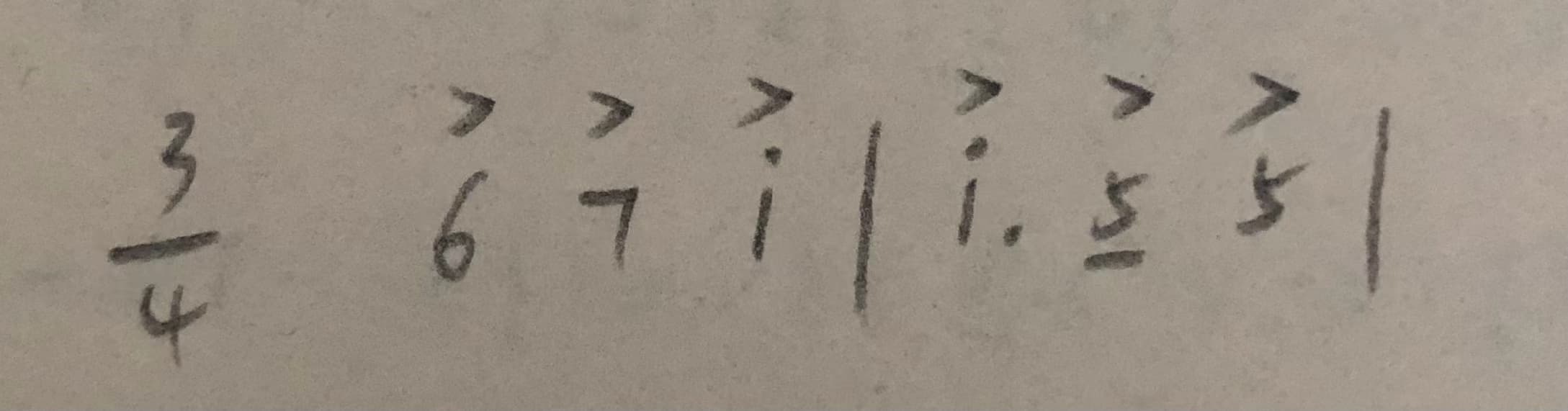 重音示例